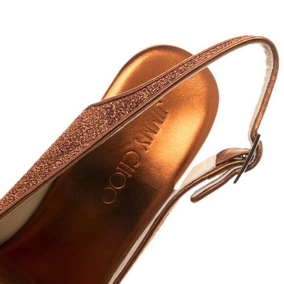 Jimmy Choo-Slingback Wedges - Never worn/NWT! EU40 (US 10) - Picture 6 of 8